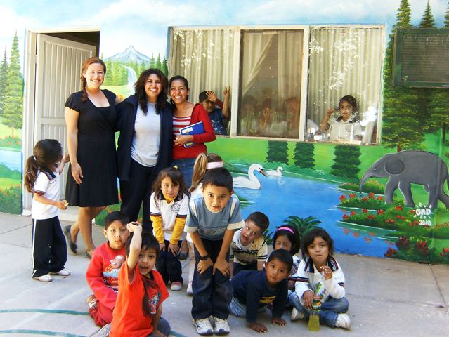Alumnos y maestras